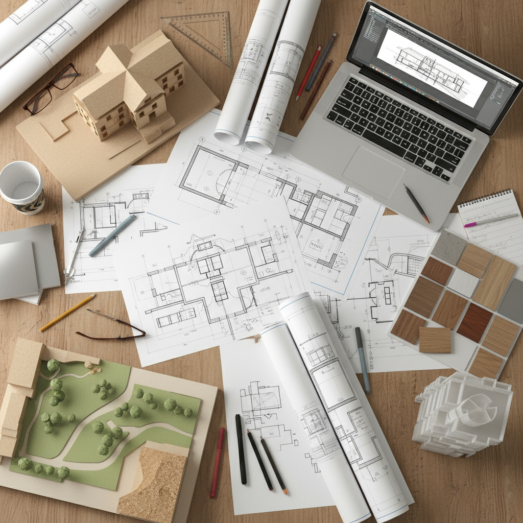 Architectural drawings and models